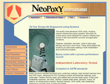 Tablet Screenshot of neopoxy.us